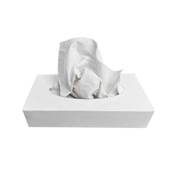 obrúsky kozmetické 2-vrstvové biele natural 100 ks