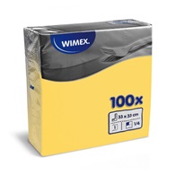 ubrousky 33x33/100 1-vr žluté