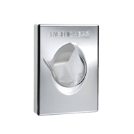 Zásobník na hygienické vrecká, farba chróm.