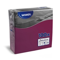 ubrousky pap. 33x33/100 1-vr bordó, 100 ks