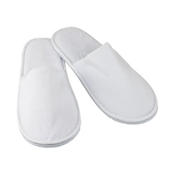 papuče biele zatvorené 28cm model Hotel