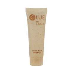 Telový a vlasový šampón CLUE Eco and Refresh v tube, 30 ml