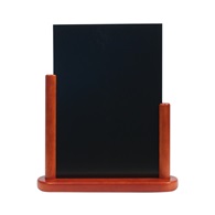 stojanček s tabuľkou stolný veľký ELEGANT 32x28x7cm farba mahagón