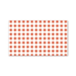 papír na snack - motiv červené káro, 42x25 cm, z nepromastitelného papíru, 500 ks