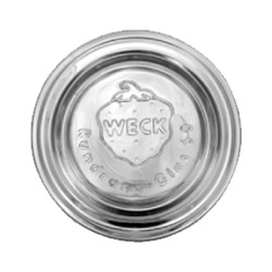 víčko skleněné ke sklenici Weck pr.60