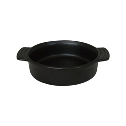 kastrůlek nízký 13,5cm 360ml porcelán vzhled litina